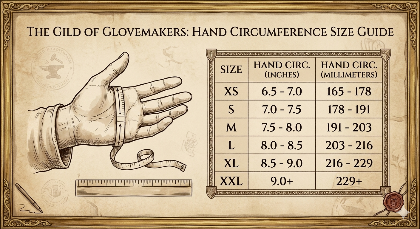 Gloves Measurement Guide